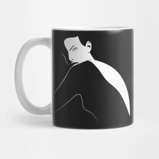 BW Girl Mug